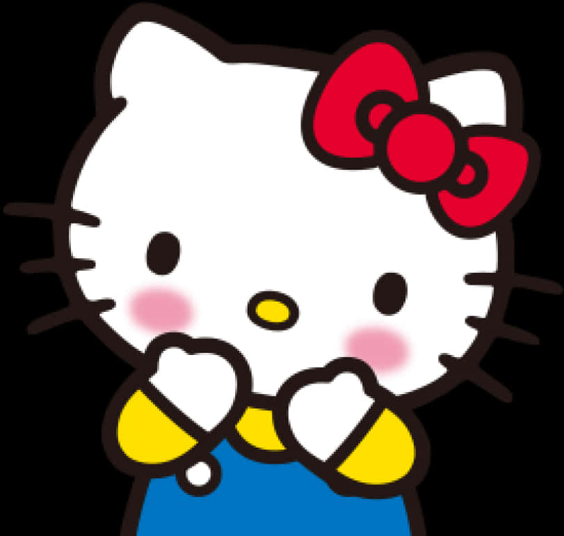 Hello Kitty 經典姿勢 壁紙