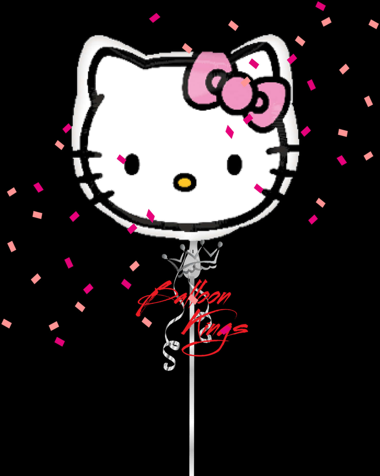 Hello Kitty 氣球設計 壁紙