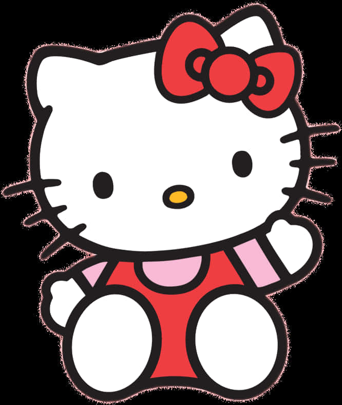 Hello Kitty 經典姿勢 壁紙