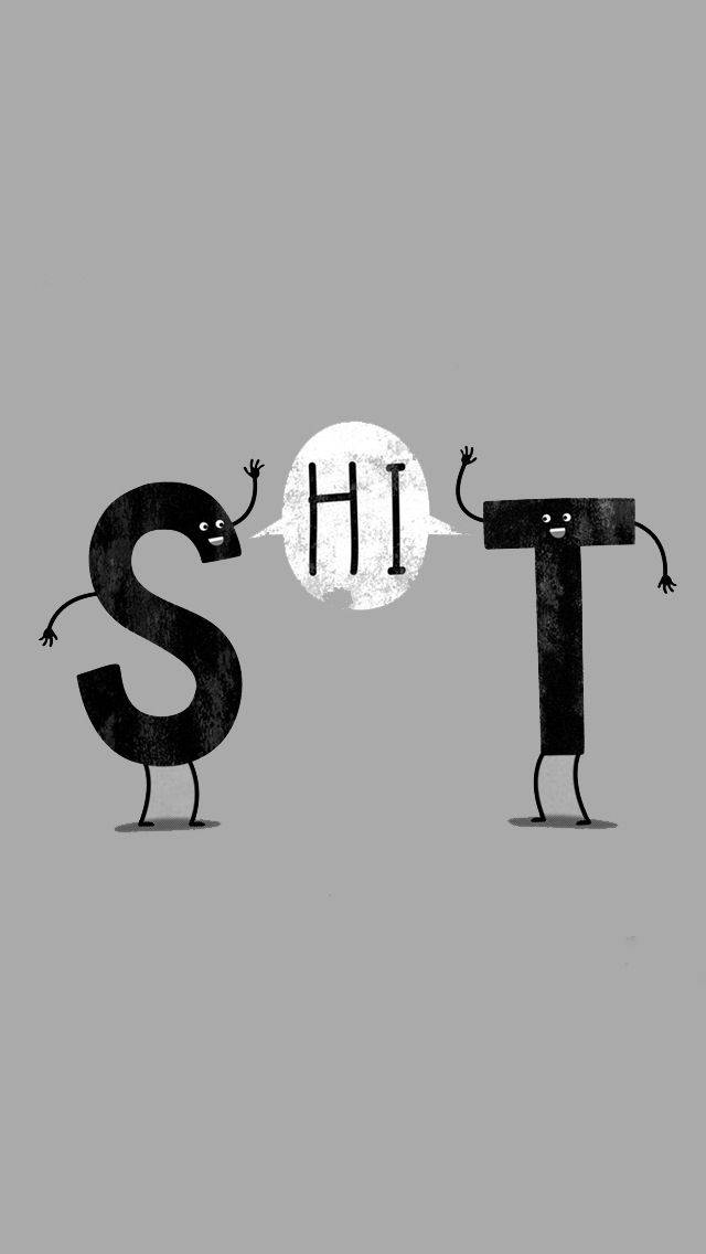 兩個微笑的字母角色S和T揮手，並有一個對話框寫著HI。