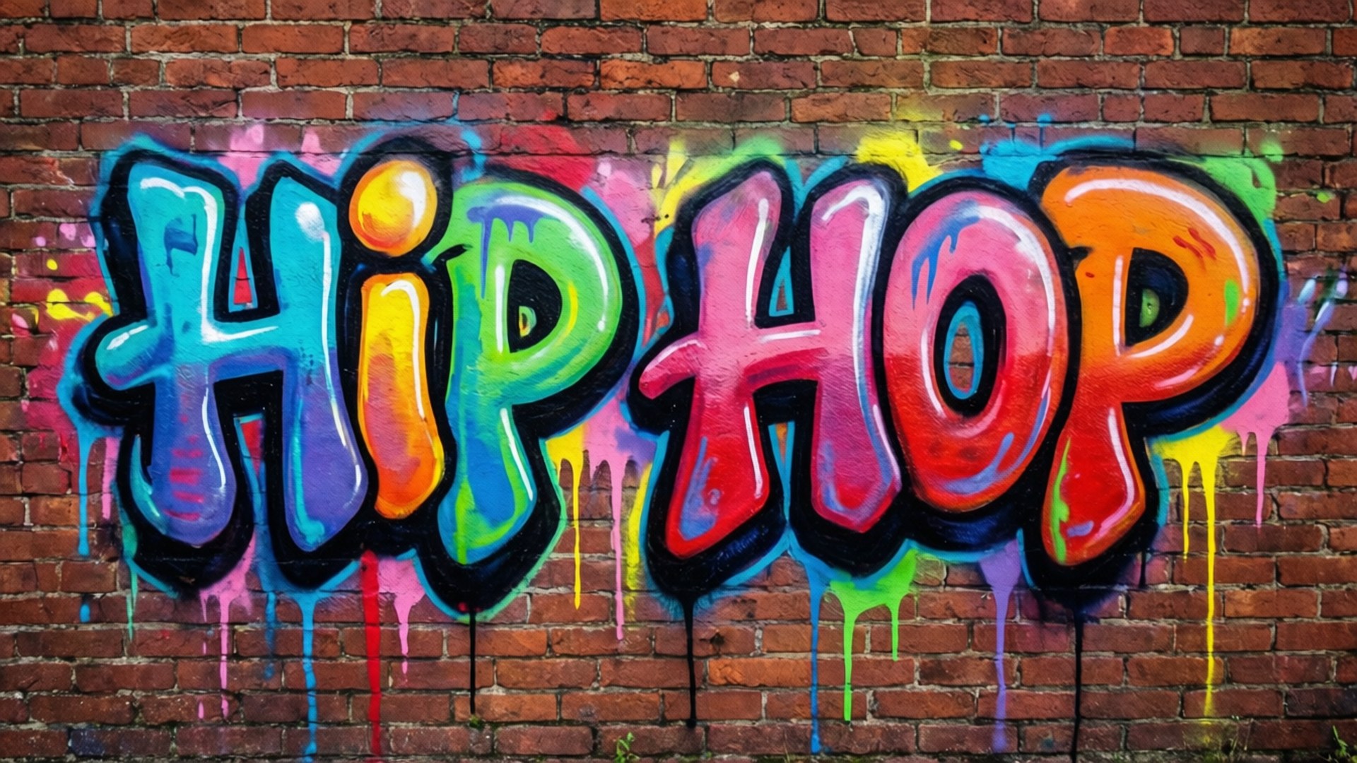 Hip Hop 塗鴉文字 壁紙