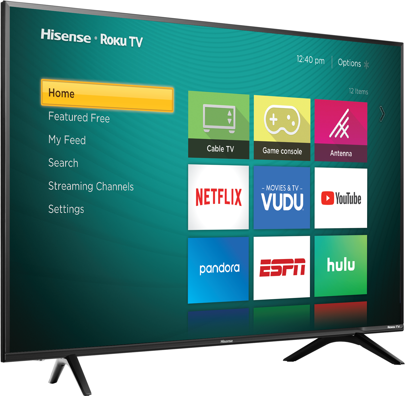 Hisense Roku 電視界面 壁紙