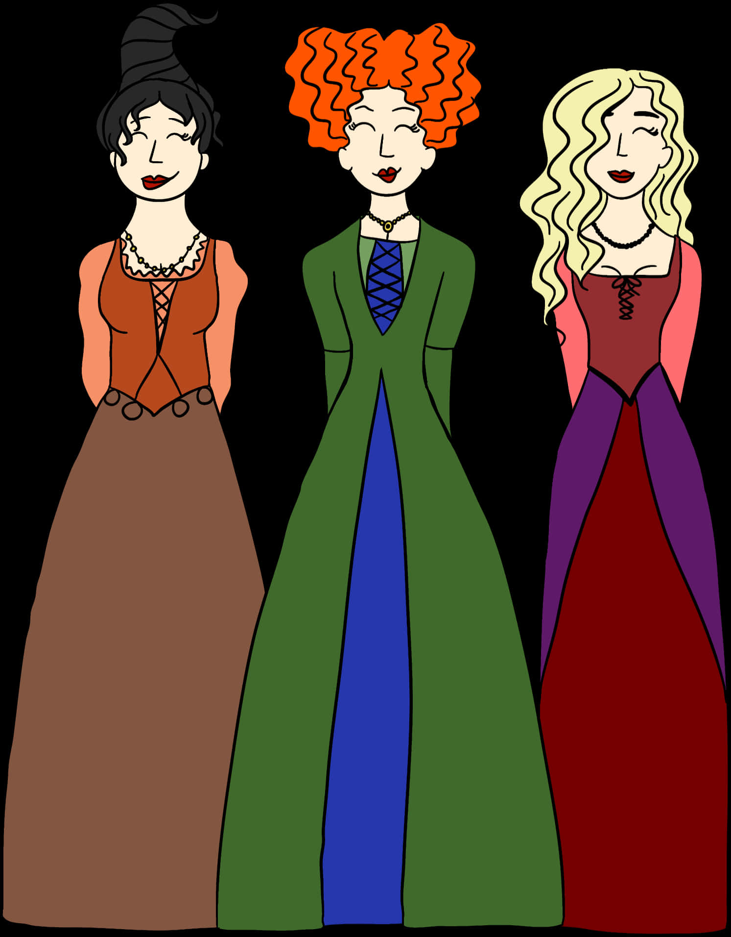 Hocus Pocus 巫婆三姐妹卡通 壁紙
