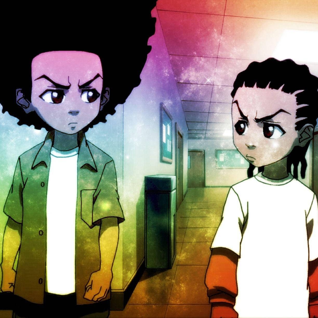 Huey Freeman 彩虹燈光 壁紙