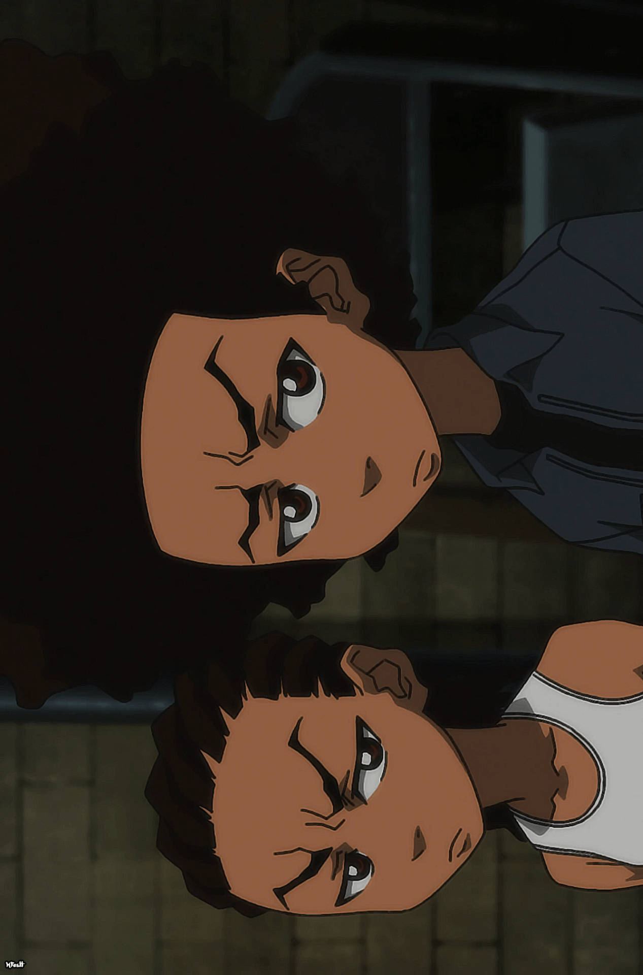 Huey Freeman 與 Riley 兩兄弟 壁紙