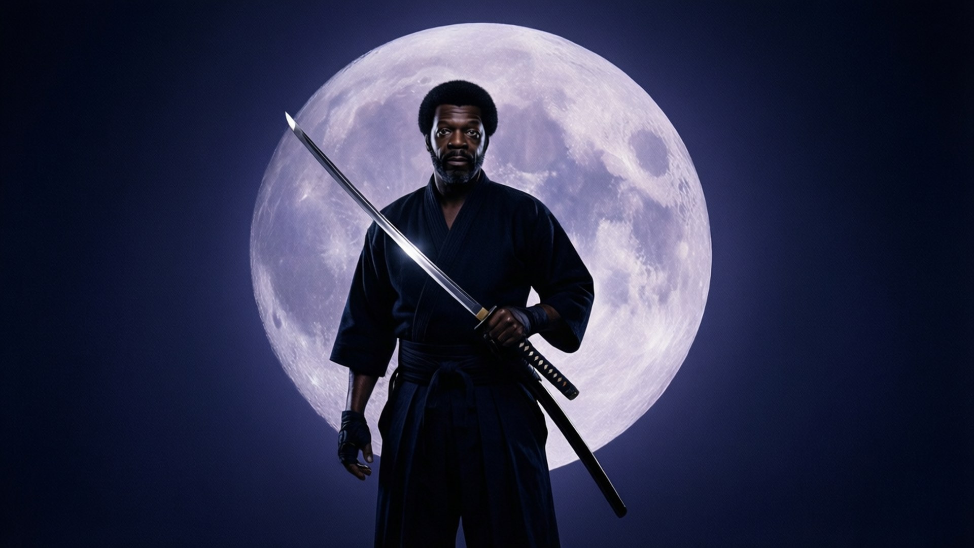 Huey 月下武士 壁紙