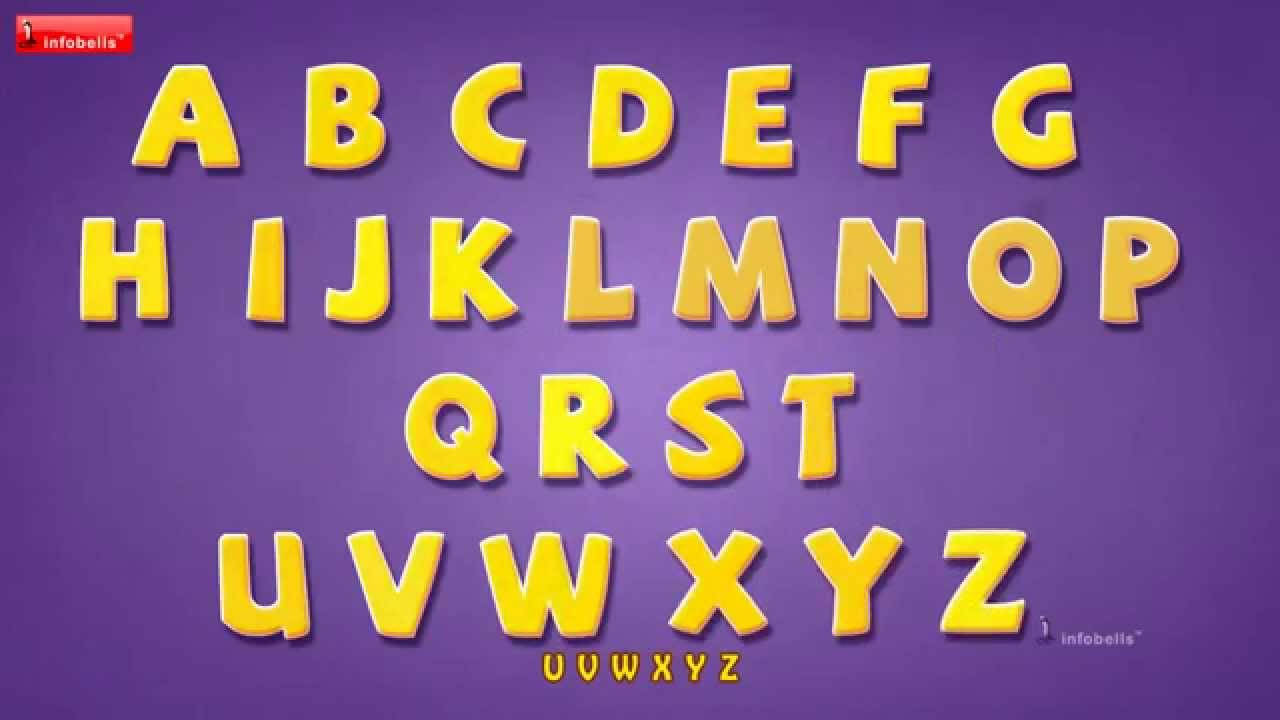 紫色背景上的黃色3D字母