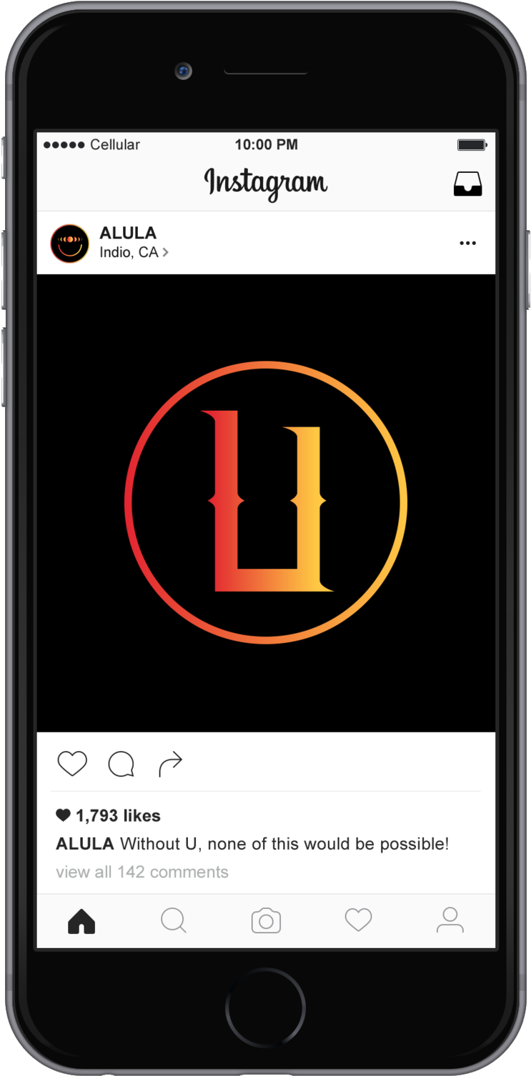 Instagram 貼文 A L U L A 標誌 壁紙