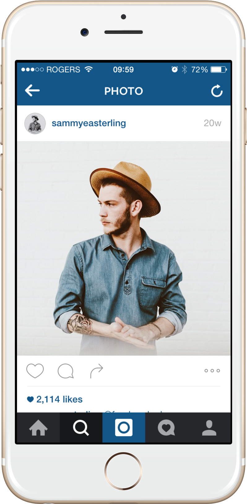 時尚男士Instagram帖子 壁紙
