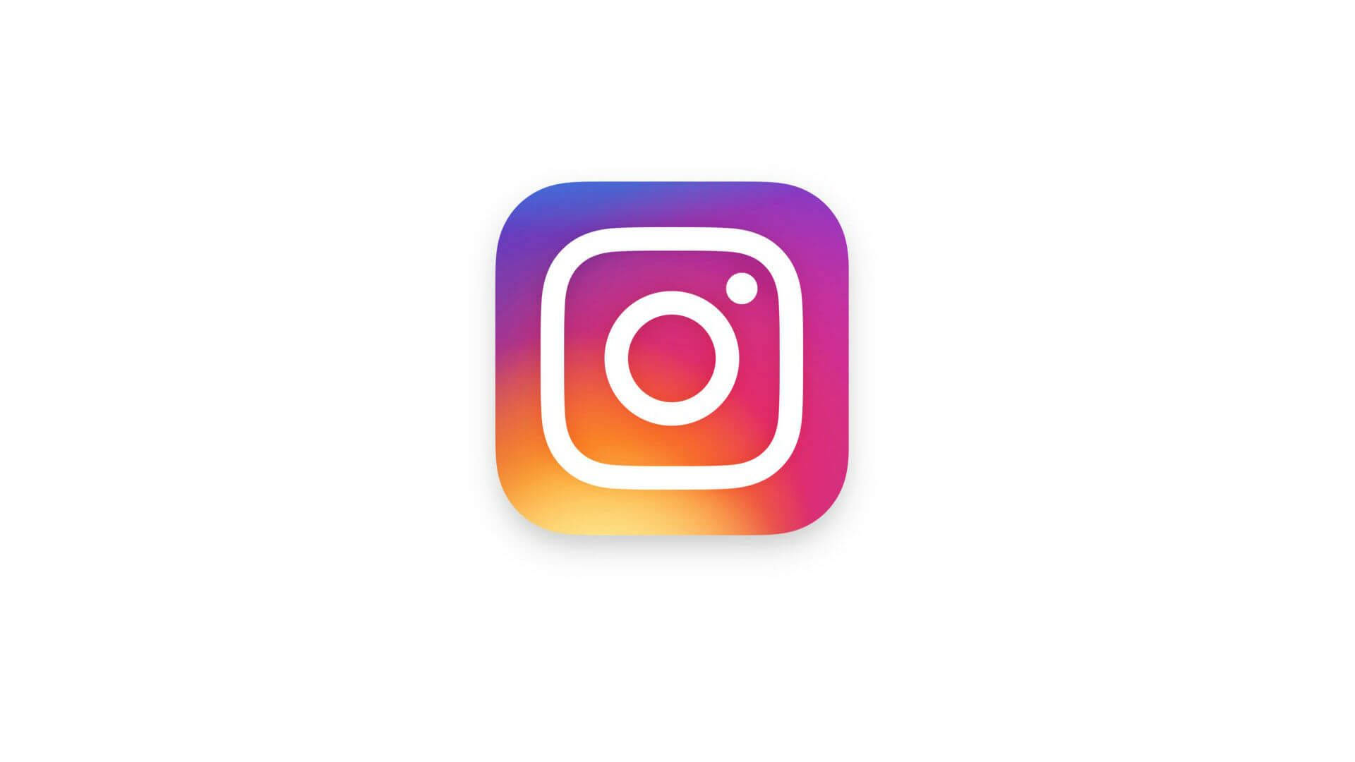Instagram應用程式標誌，帶有彩色漸變正方形和相機輪廓。