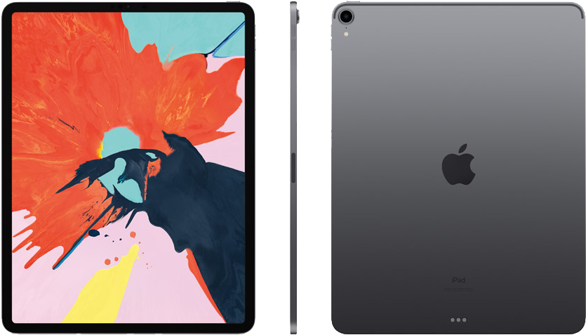 iPad Pro 正面與背面視圖 壁紙