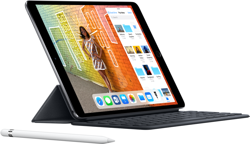 iPad Pro 配備智能鍵盤及 Apple Pencil 壁紙
