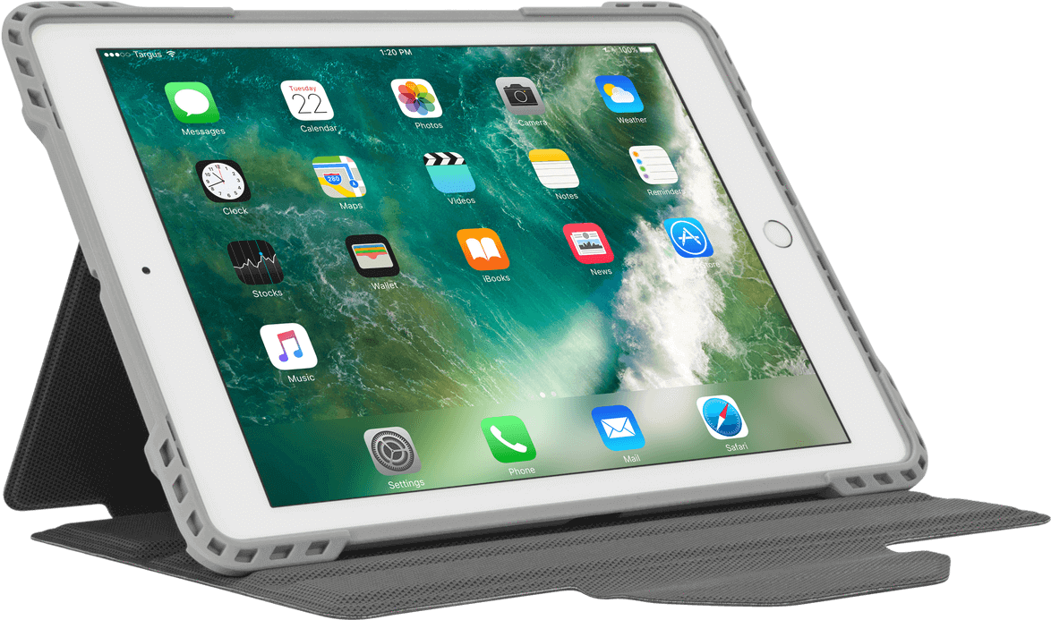 iPad Pro 配保護殼與支架 壁紙