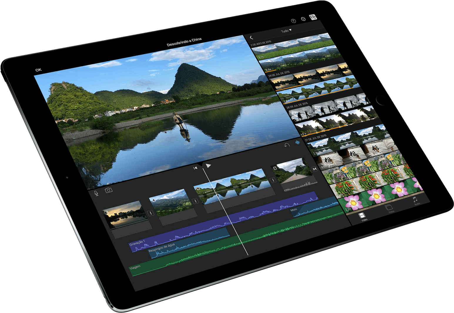 iPad Pro 影片剪輯 壁紙