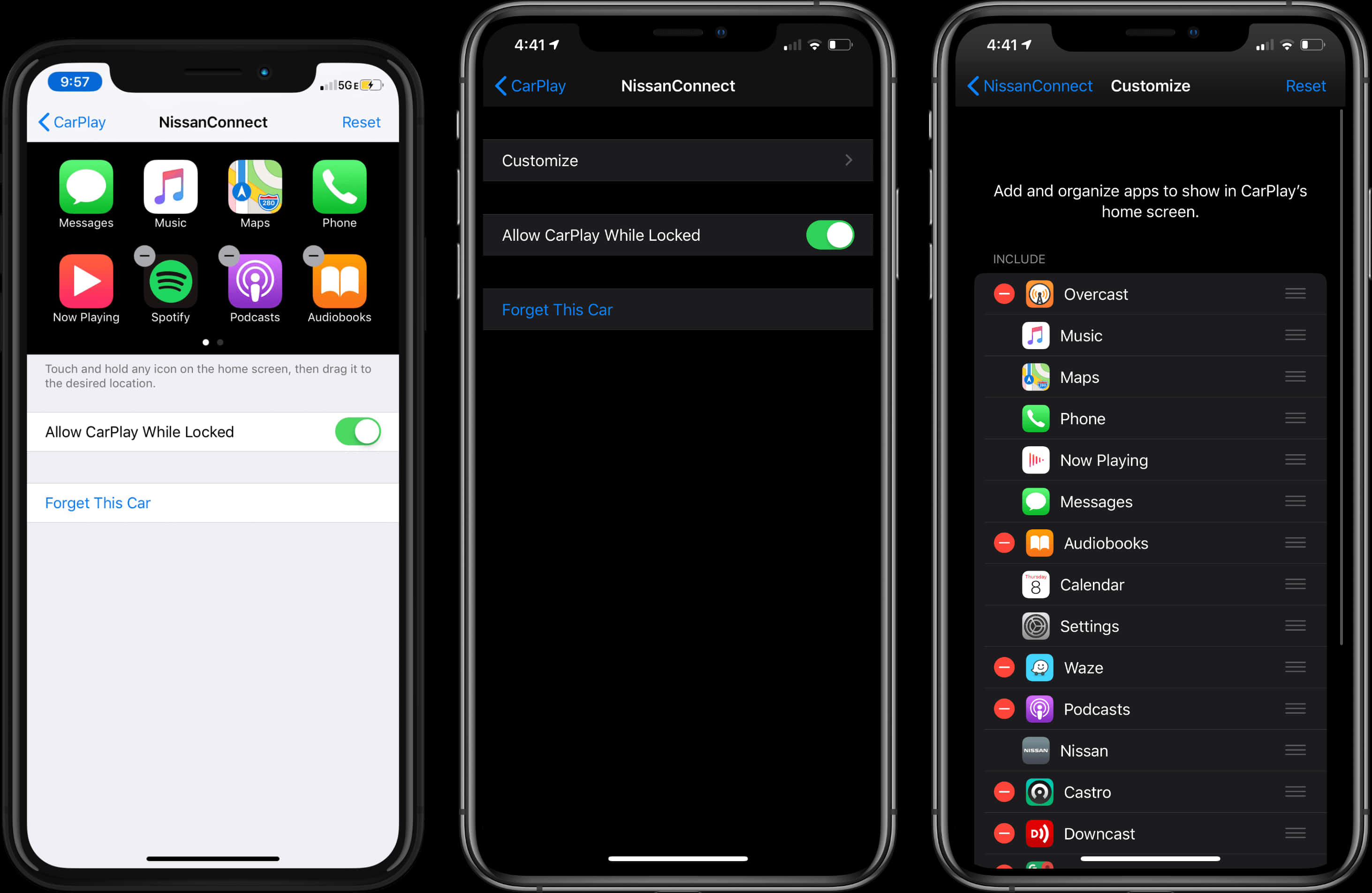 iPhone 12 CarPlay 設定截圖 壁紙
