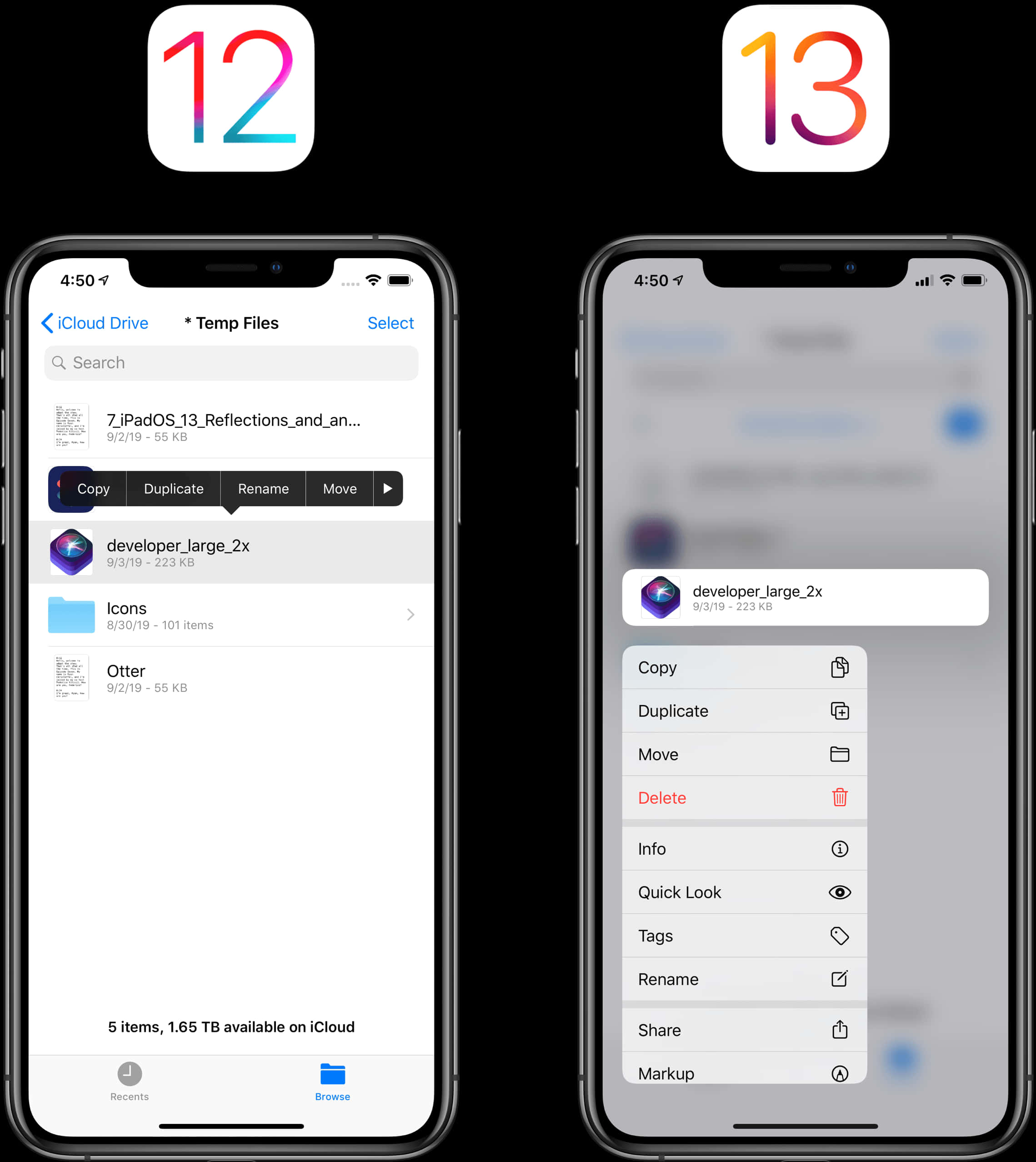 iPhone 12 與 iPhone 13 對比 壁紙