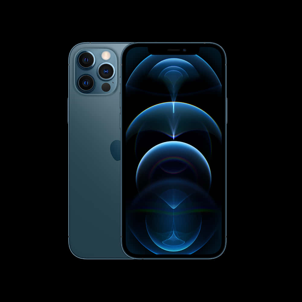iPhone 12 Pro Max 藍色 壁紙