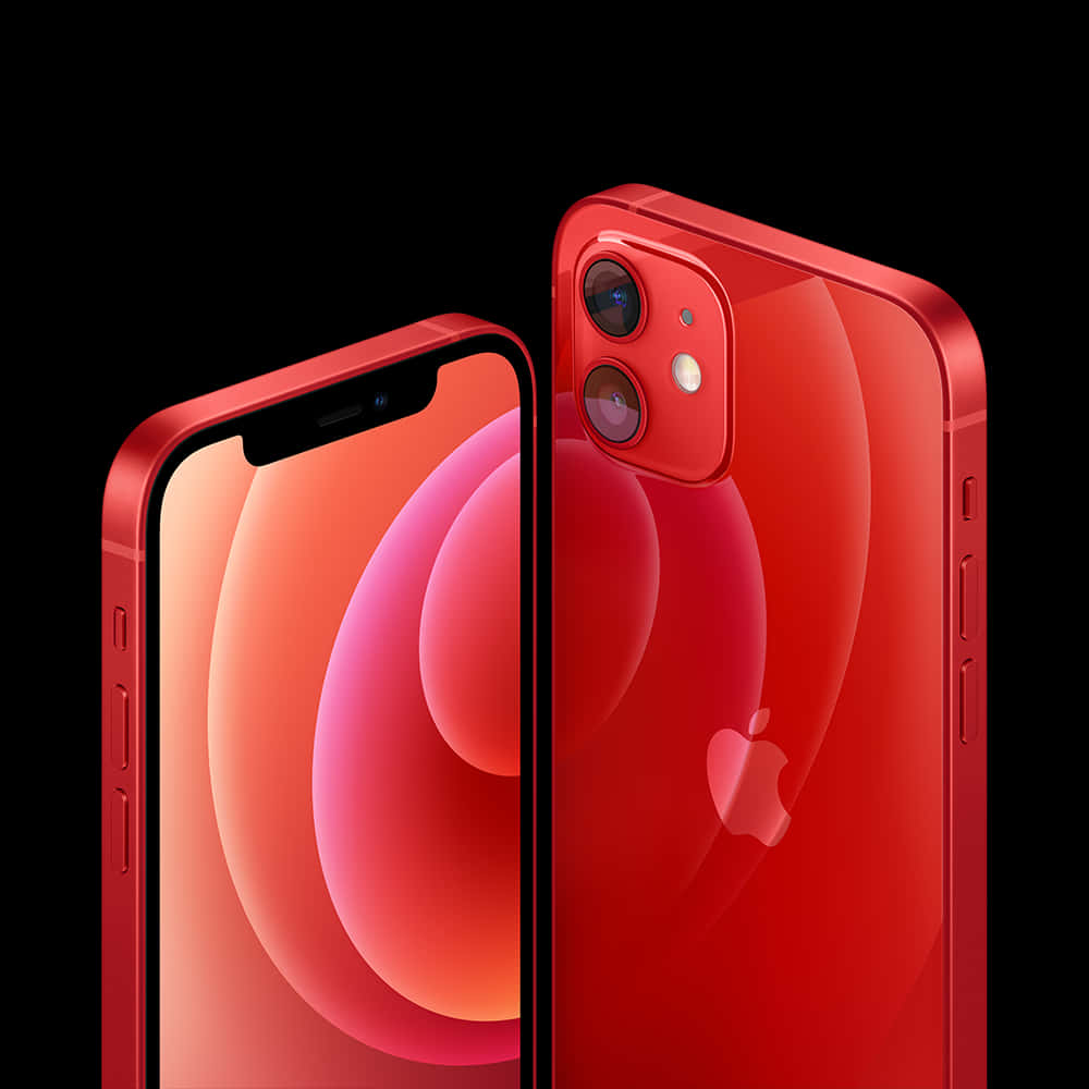 iPhone 12 紅色款產品展示