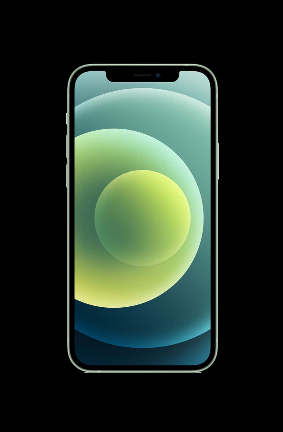 iPhone 12 黑色機型預設壁紙