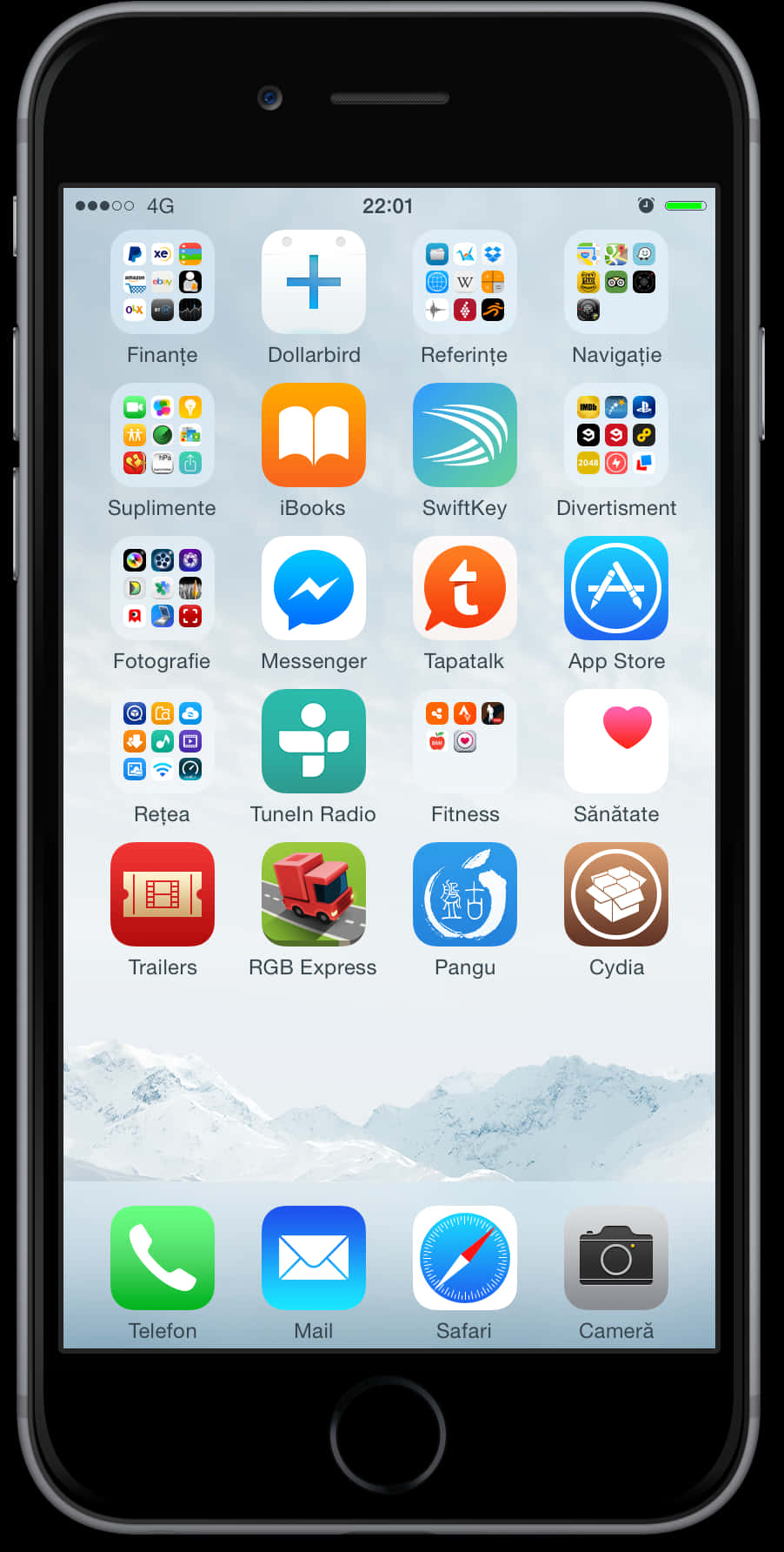 iPhone主螢幕帶應用程式 壁紙