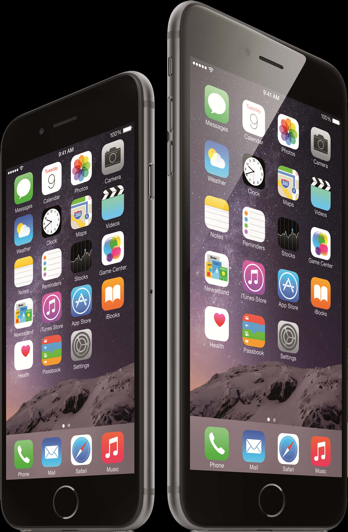 iPhone 6 及 6 Plus 屏幕顯示 壁紙