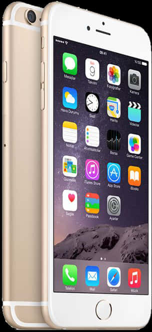 iPhone 6s Plus 128GB 金色 正面與背面