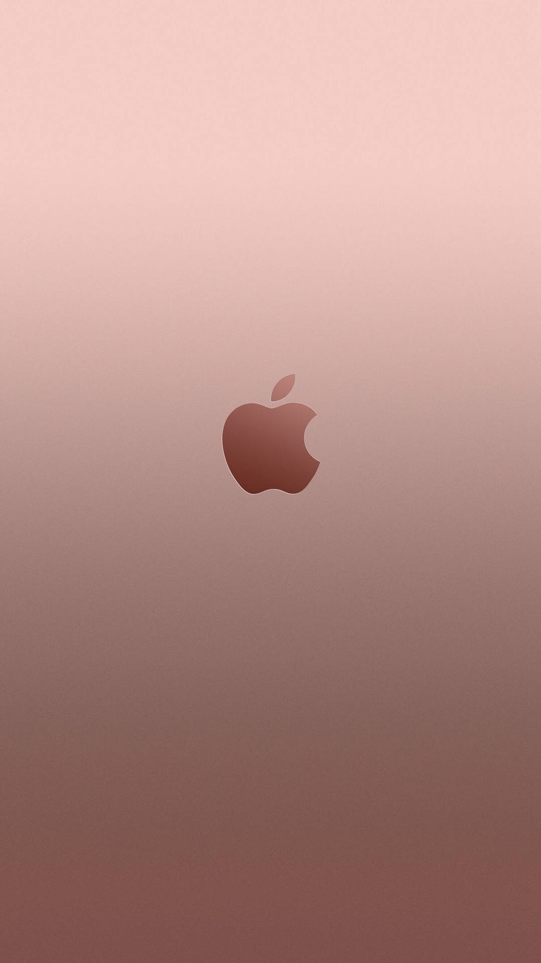 玫瑰金漸變背景，中央有Apple標誌