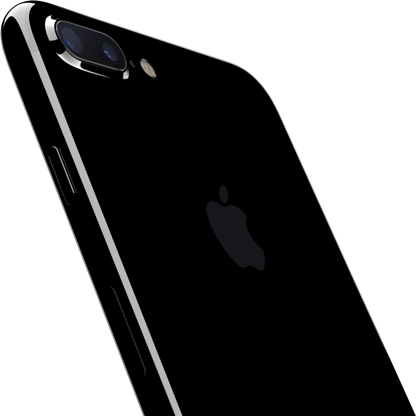 黑色iPhone亮黑色表面 壁紙
