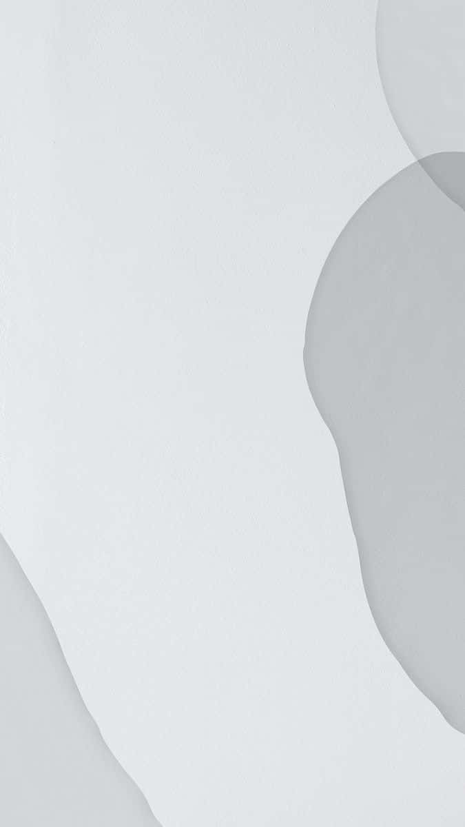 抽象淺灰iPhone壁紙 壁紙 — 柔和嘅抽象形狀以柔和灰色色調流過極簡紋理背景。