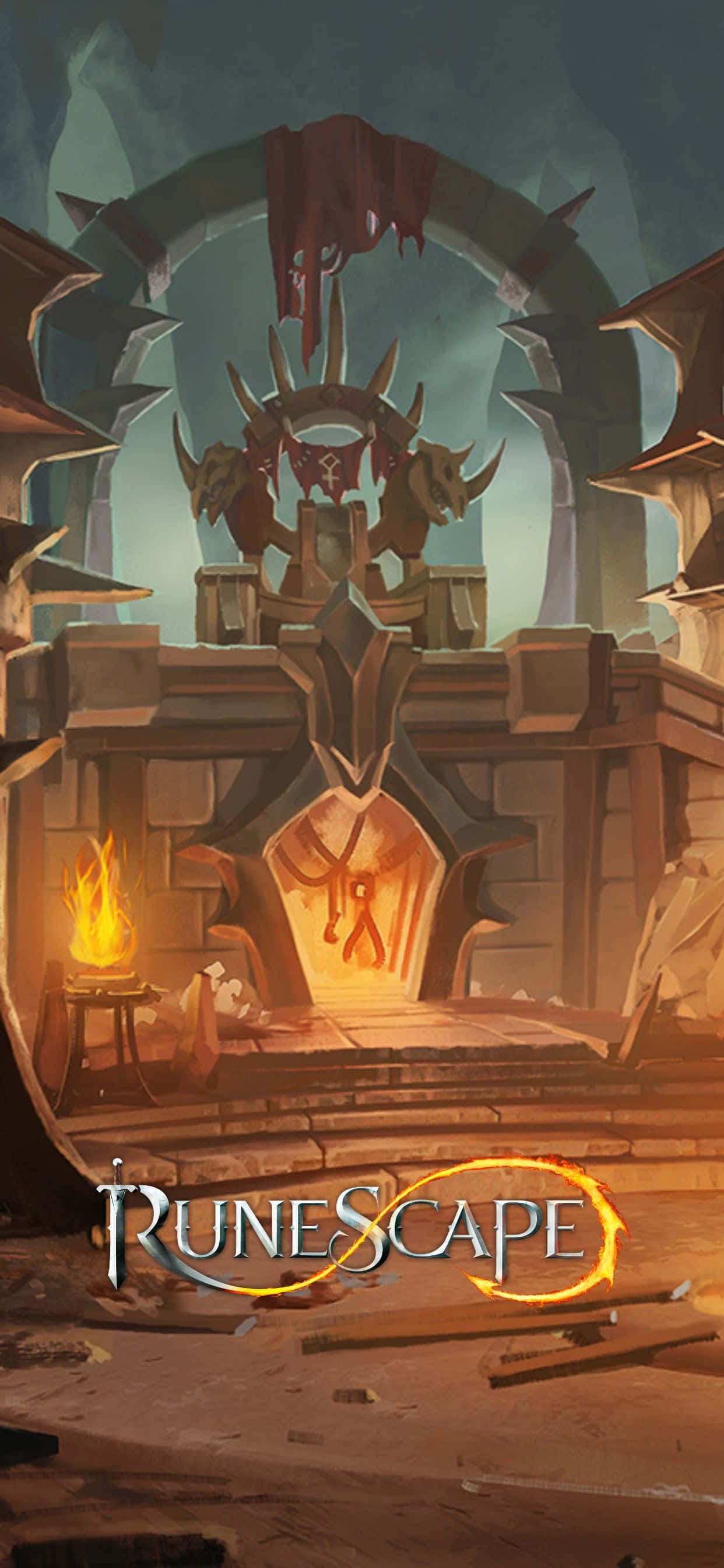 全新遊戲體驗，喺 iPhone Xs Max 上玩 Runescape 壁紙