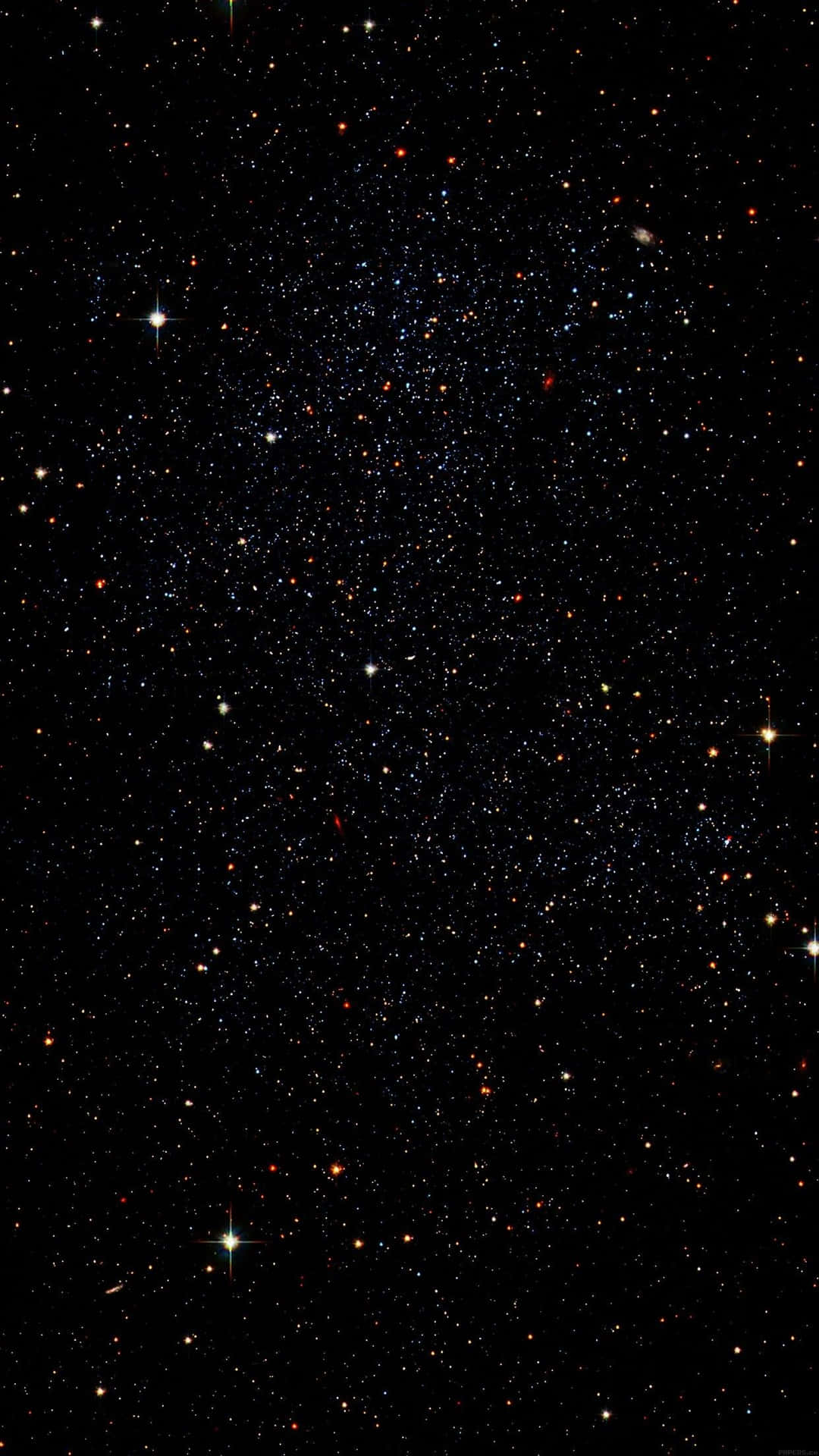 充滿無數閃爍星星的星空夜空。