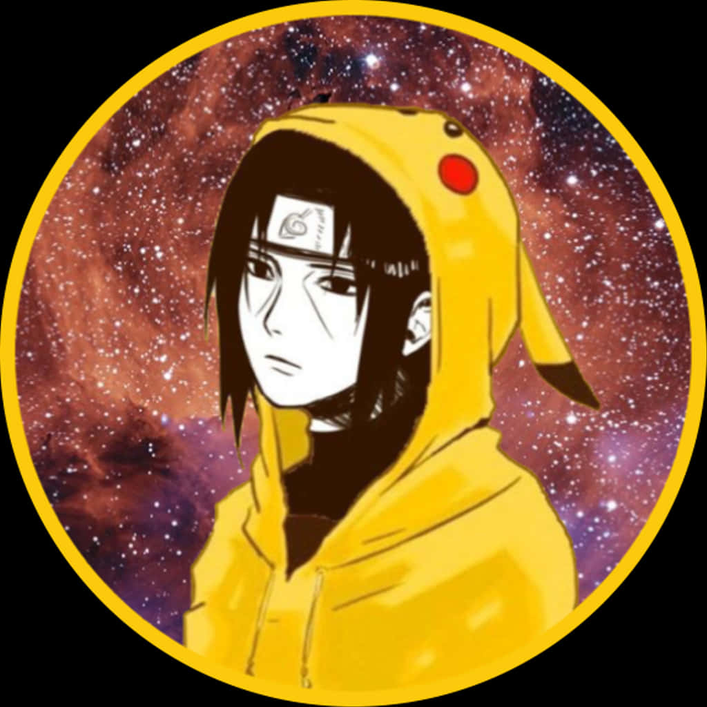Itachi 與皮卡丘連帽衫 壁紙