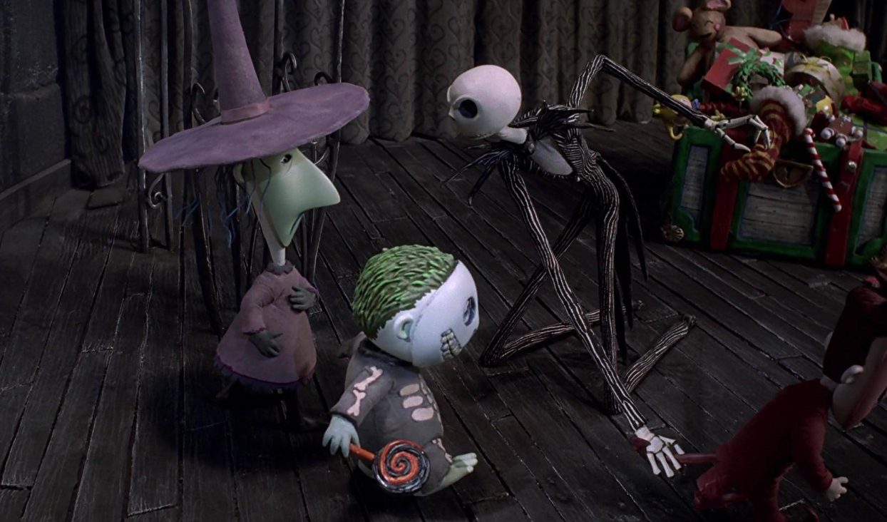 萬聖節恐怖之夜與Jack Skellington 壁紙