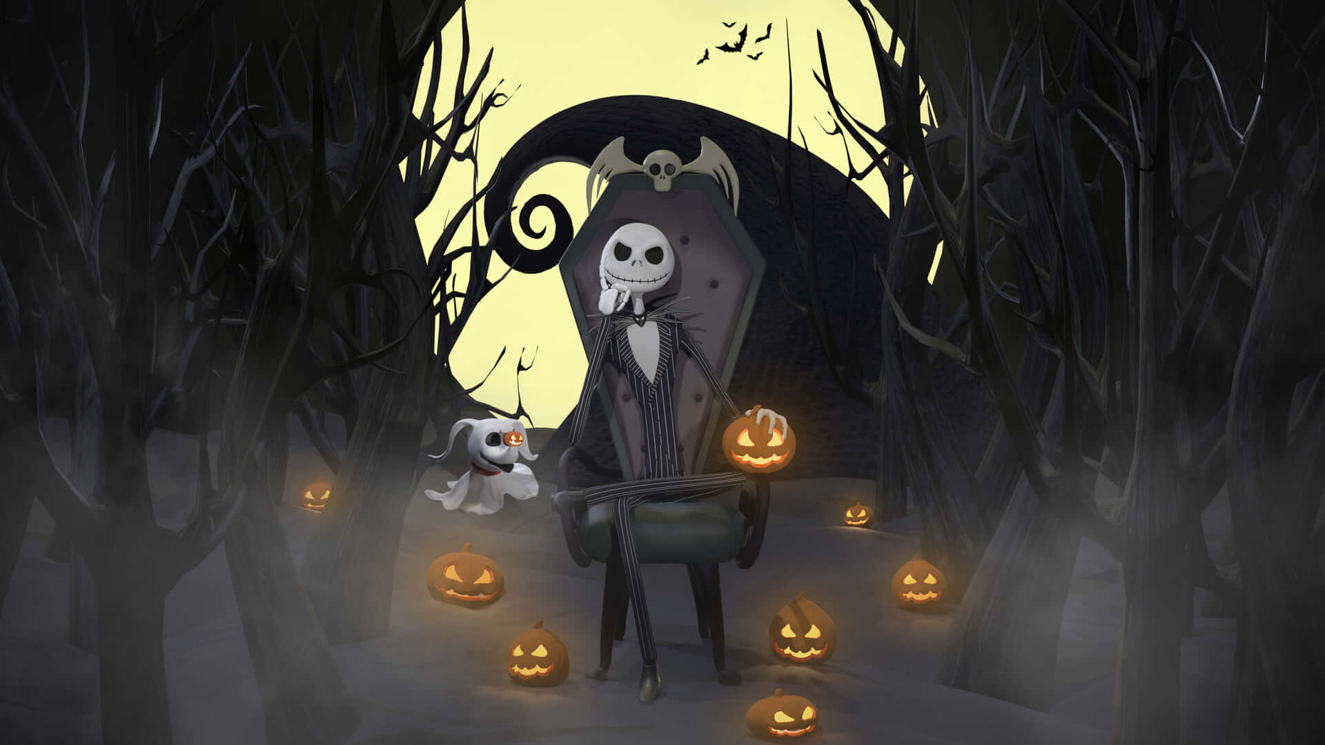 Jack Skellington，南瓜王！ 壁紙