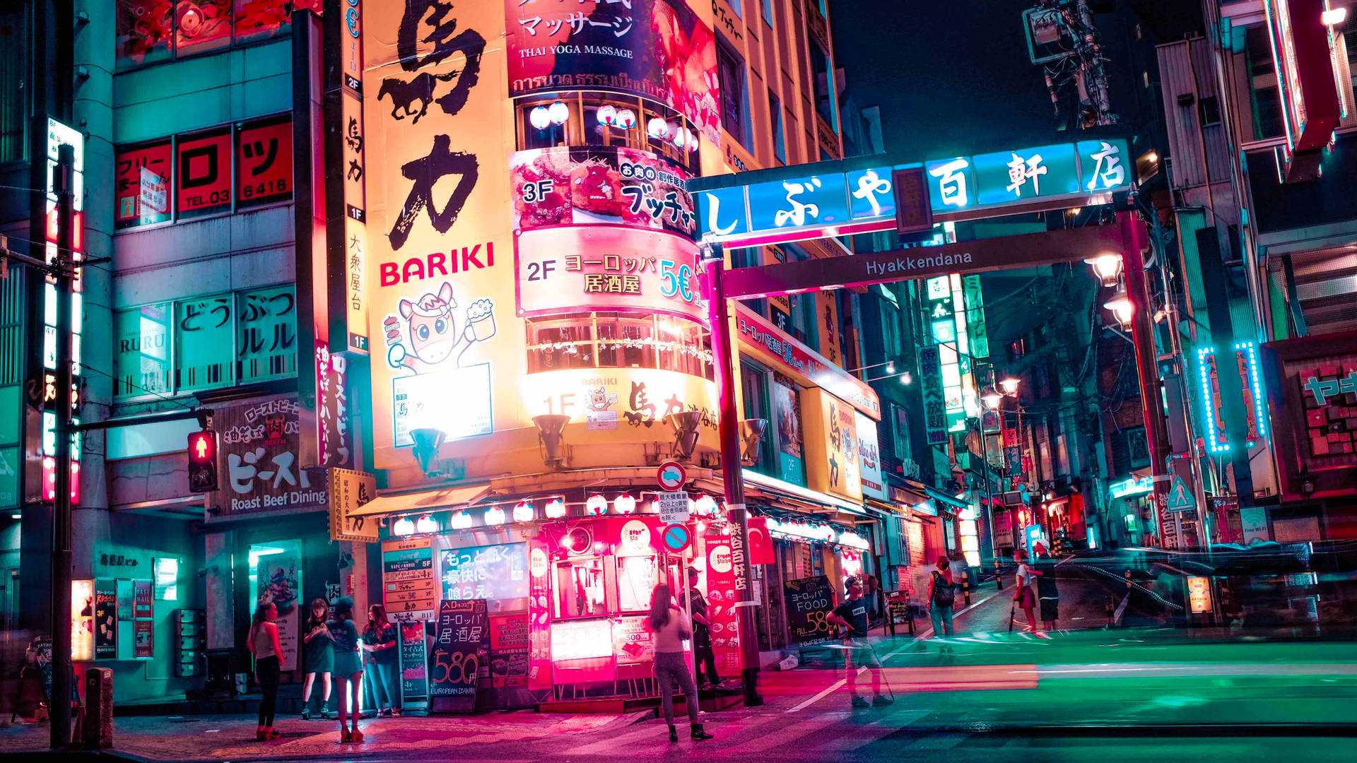 日本夜景城市攝影壁紙