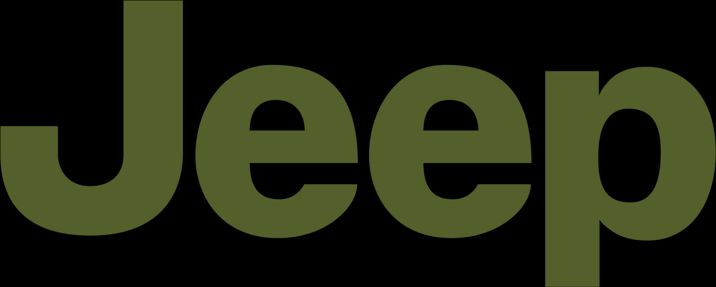 Jeep 標誌綠色背景 壁紙