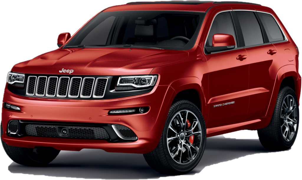 紅色Jeep Grand Cherokee S U V 壁紙
