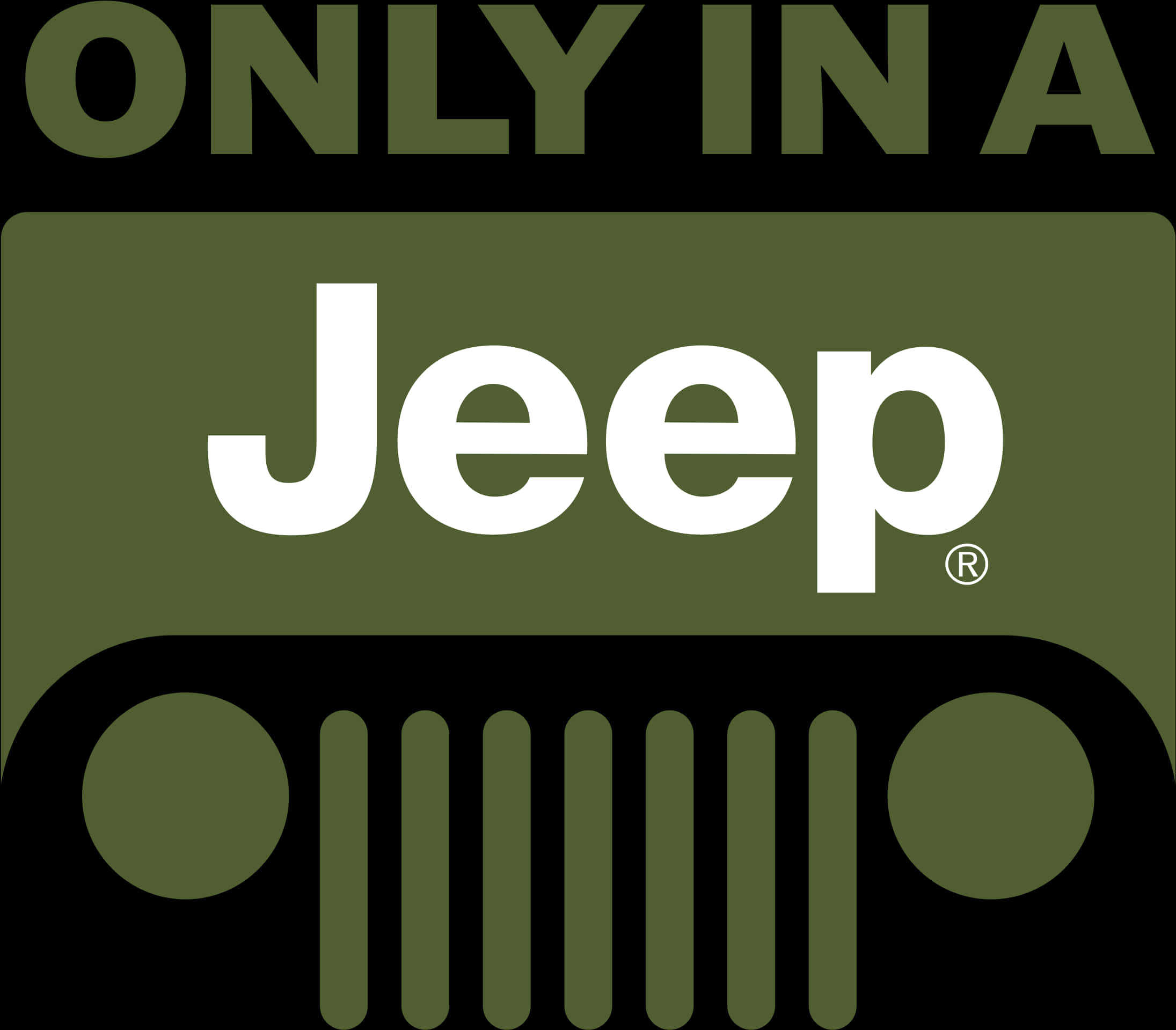 Jeep Only In A Logo 標誌中的Jeep 壁紙
