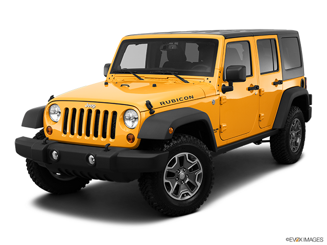 黃色Jeep Rubicon S U V 壁紙