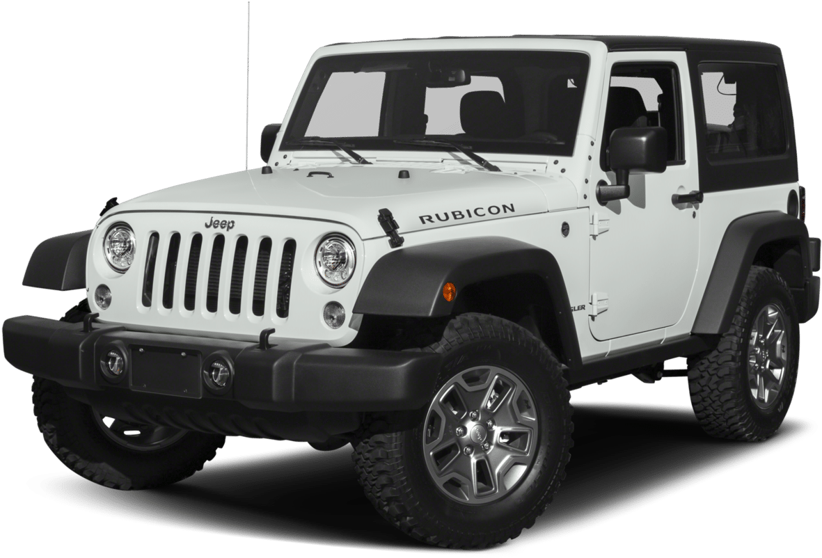 白色Jeep Wrangler Rubicon S U V 壁紙