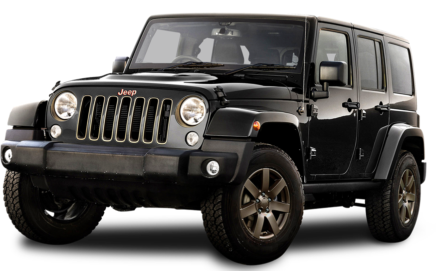 黑色Jeep Wrangler Unlimited 壁紙