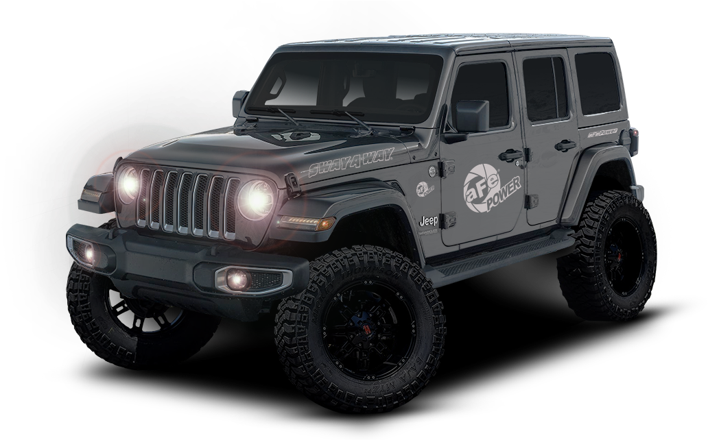 自訂黑色Jeep Wrangler Unlimited 壁紙