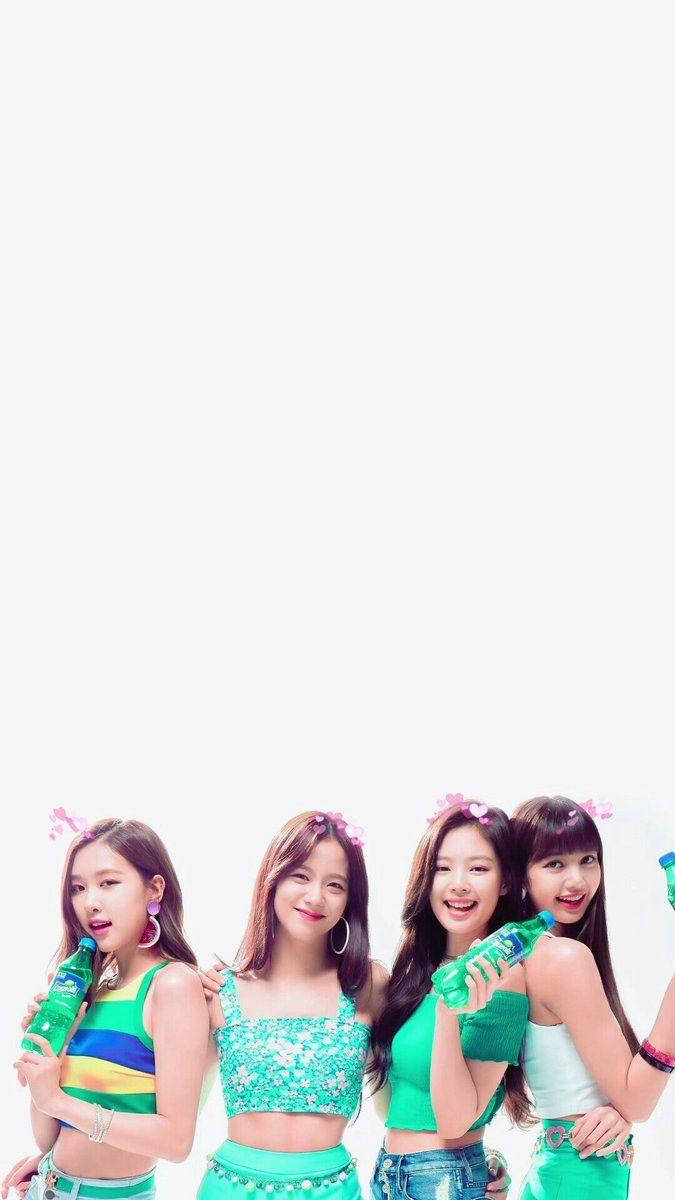 金珍妮與 BLACKPINK Sprite 拍攝