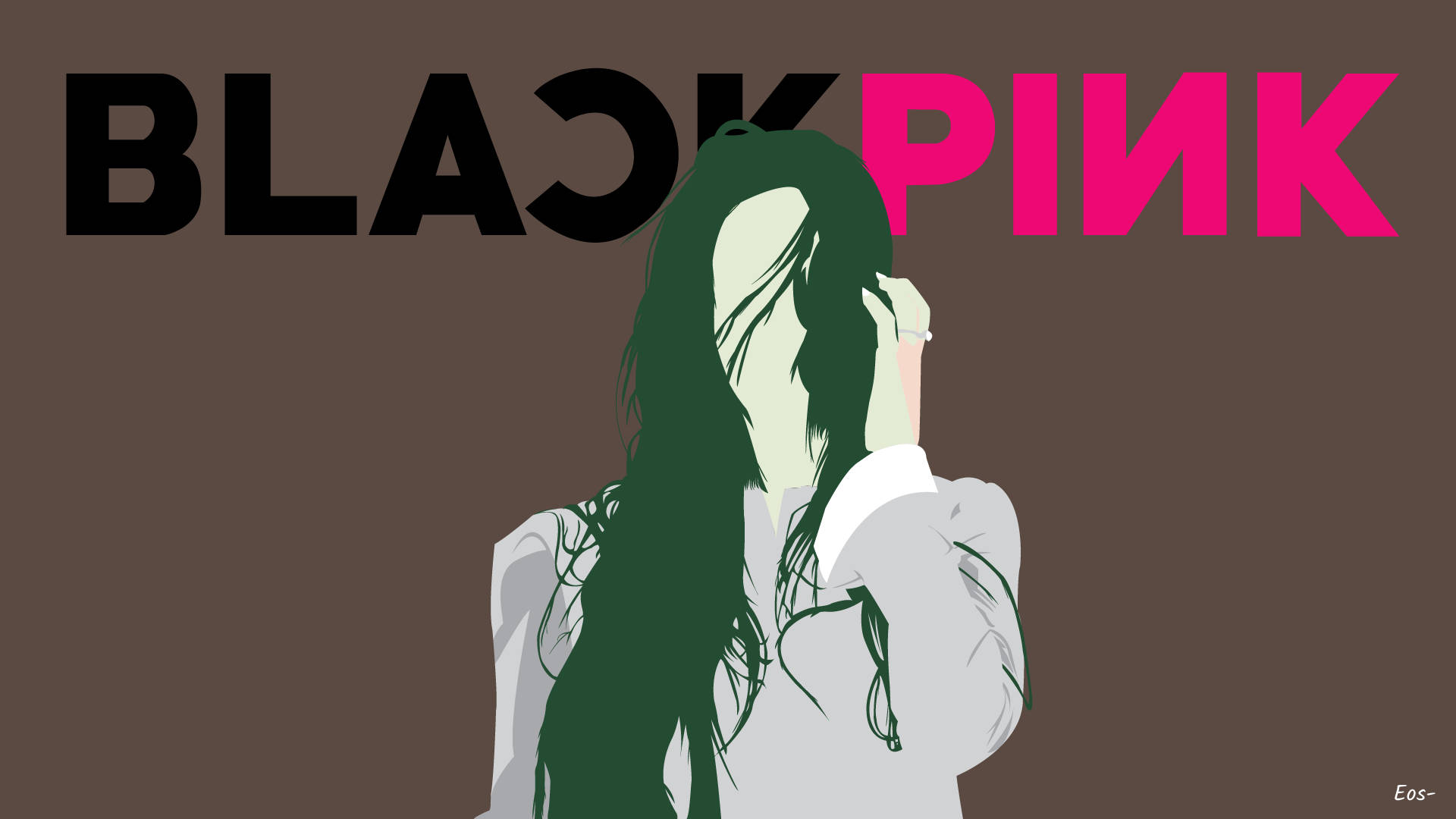 Jennie Kim 矢量肖像