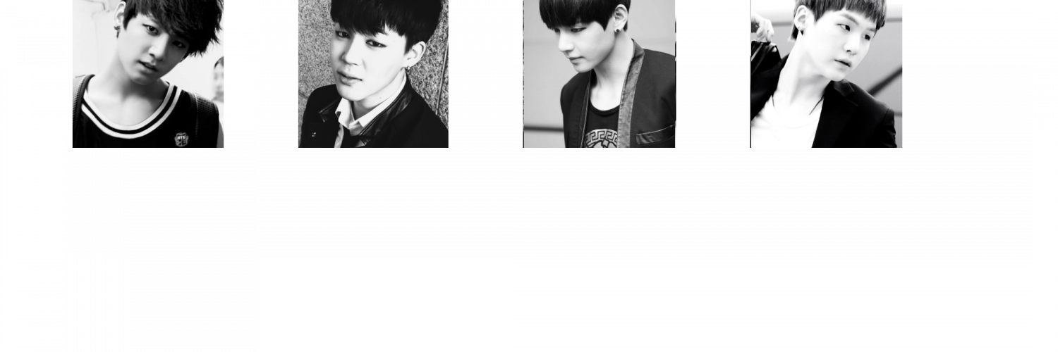Jimin 黑白照片拼貼 壁紙 — 四個年輕男子的黑白肖像，被像素化網格圖案框住。