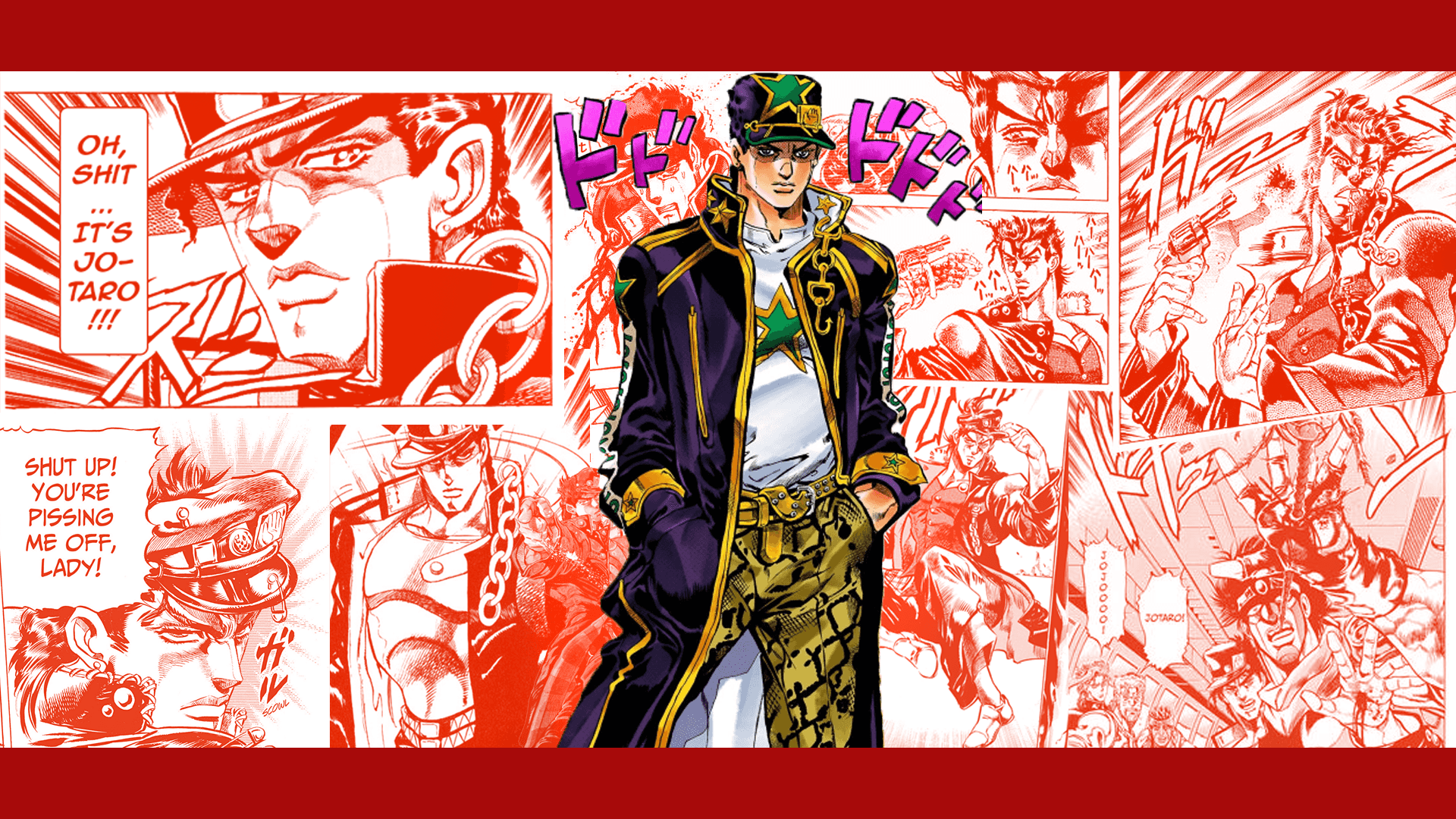 空條承太郎 - 《JoJo的奇妙冒險》中堅韌不拔的主角 壁紙