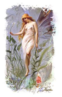 夢幻花園中的精靈.JPG 壁紙