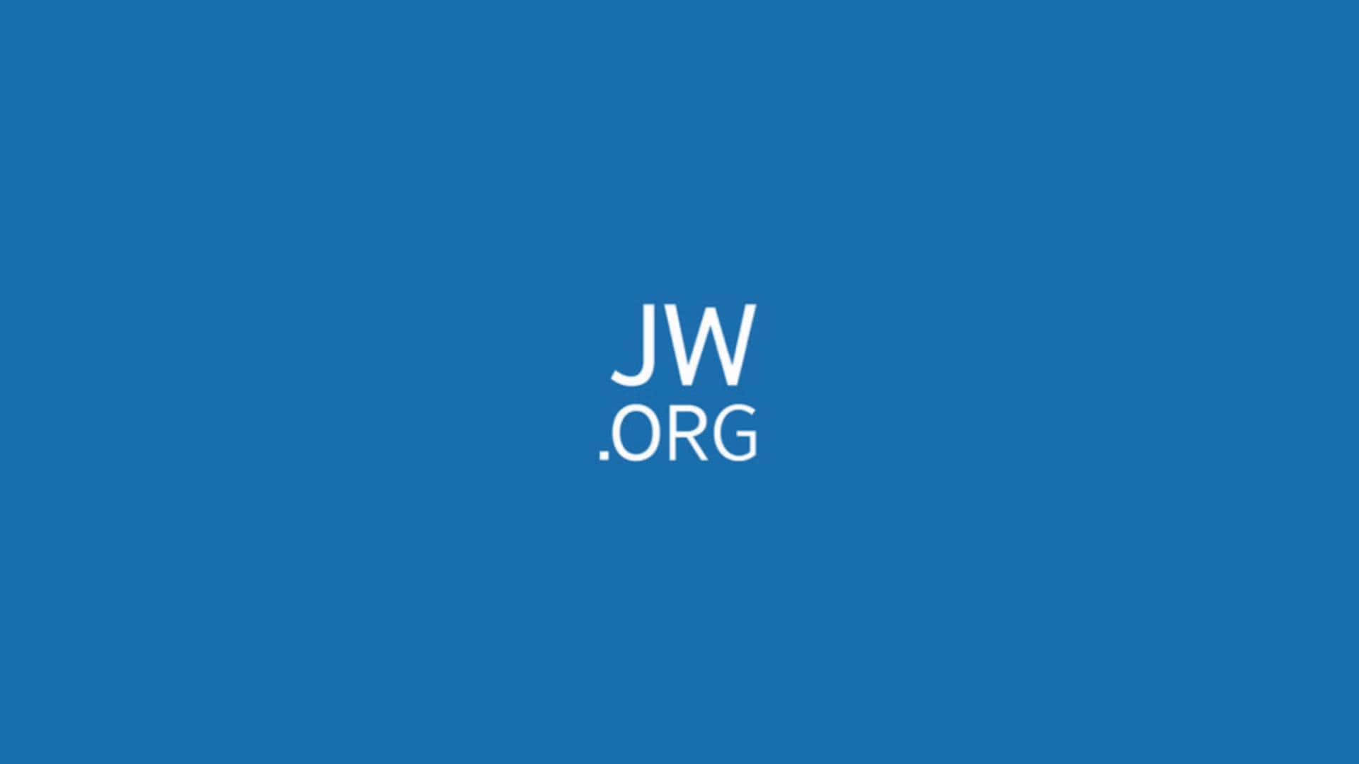 藍色背景，中央有白色 JW.ORG 標誌文字。