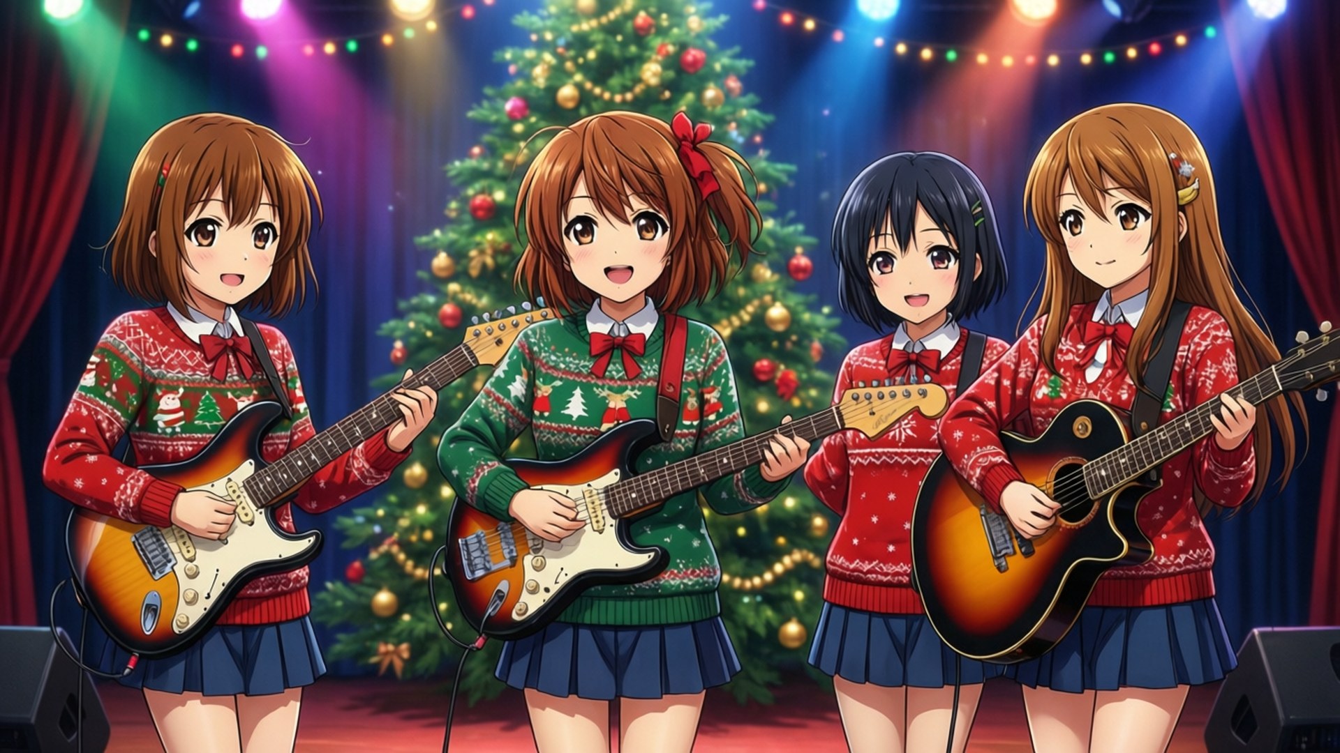 K-On！聖誕音樂會 壁紙