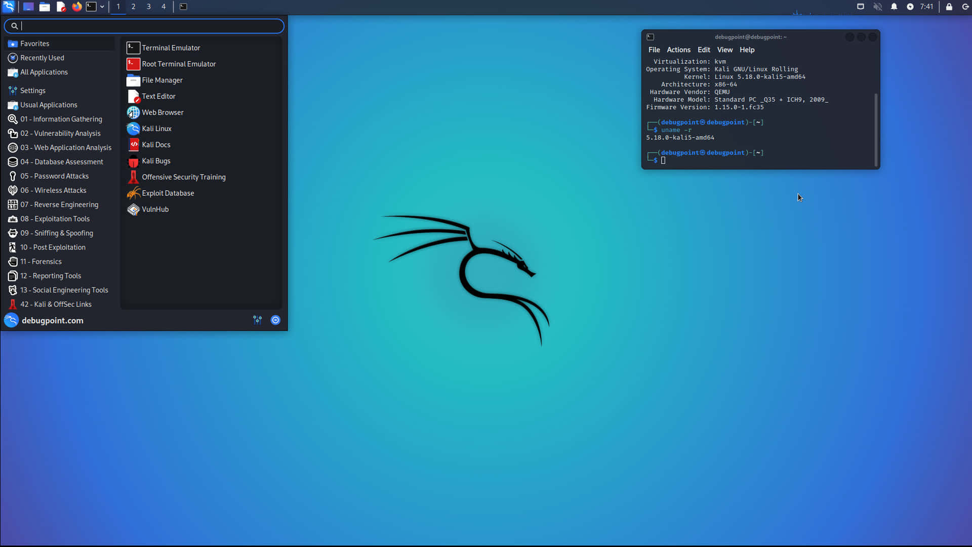 Kali Linux 圖片
